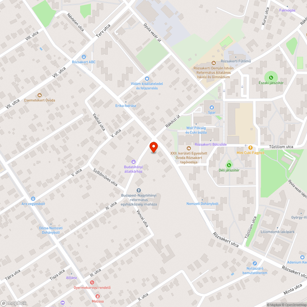 Botlásveszély bejelentés helye