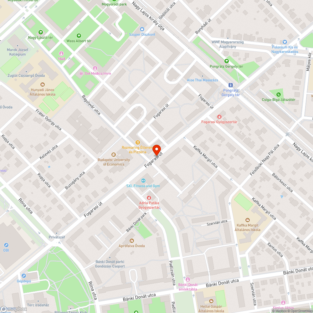 Kitört üvegű váró bejelentés helye