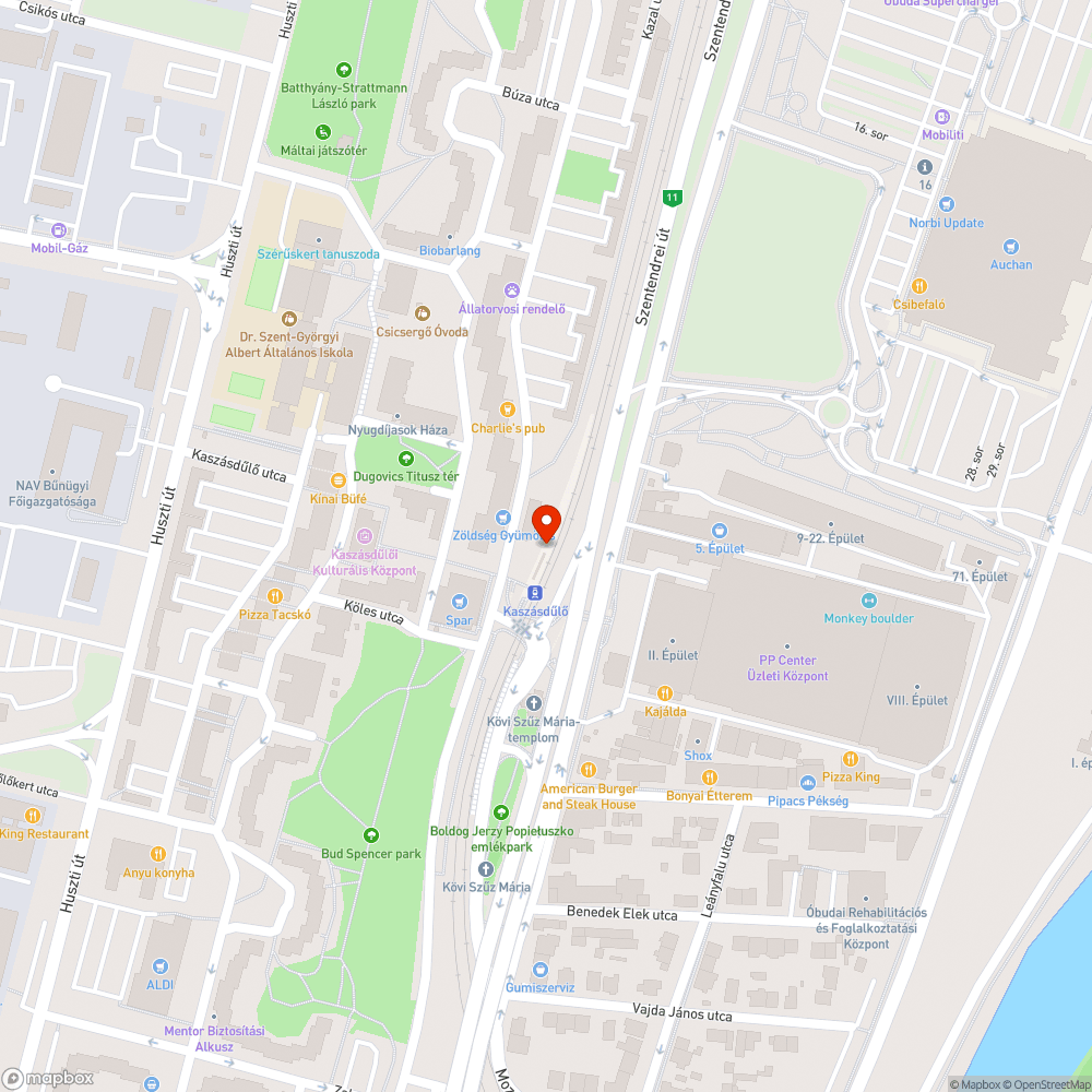 Padok Kaszásdűlő 2.0 bejelentés helye