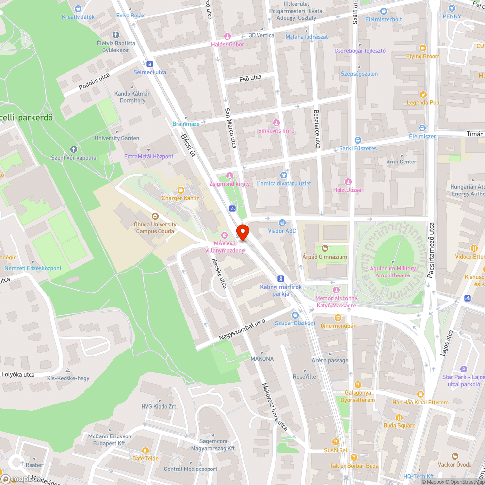 Doberdó / Bécsi út lefeküdt tábla bejelentés helye