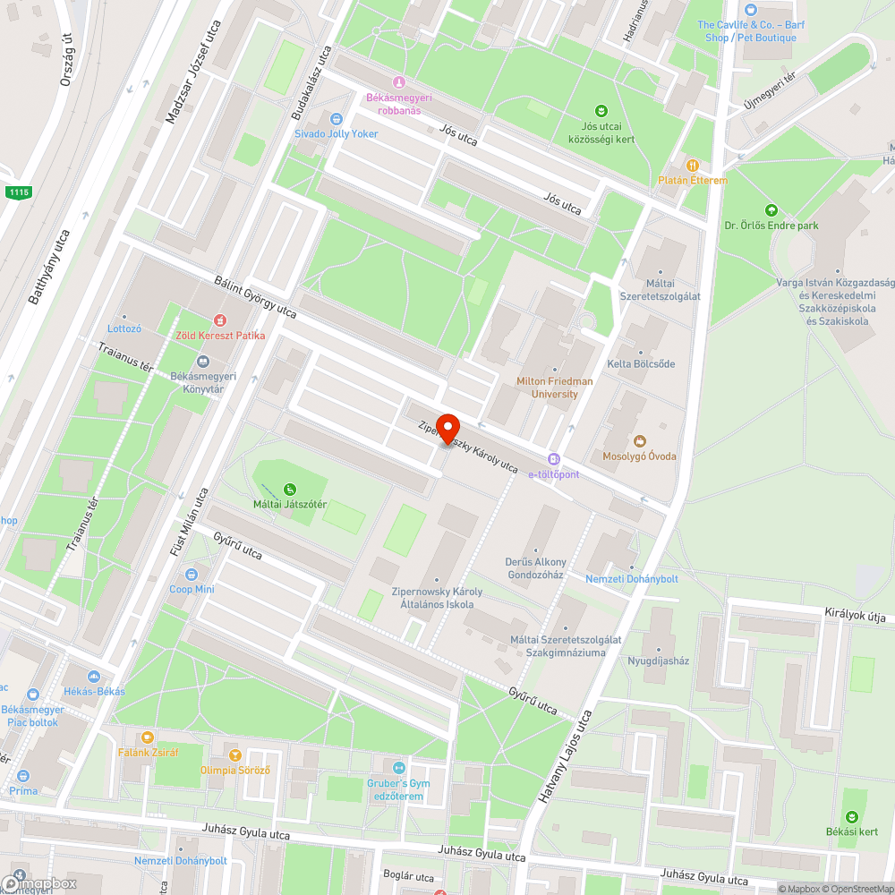 Facsemete kidőlt bejelentés helye