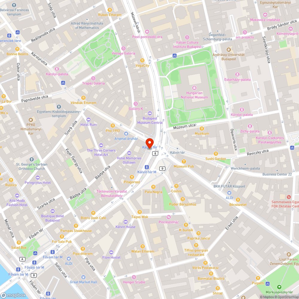 Botlásveszély bejelentés helye