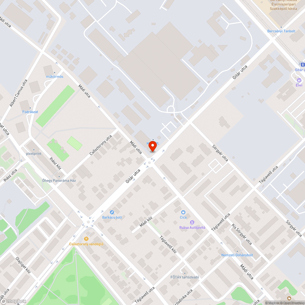 Leszerelt kuka bejelentés helye