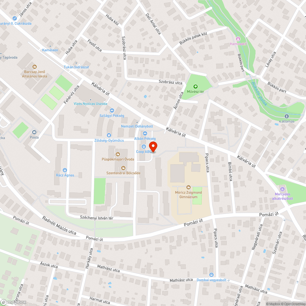 Kiégett közvilágítás bejelentés helye