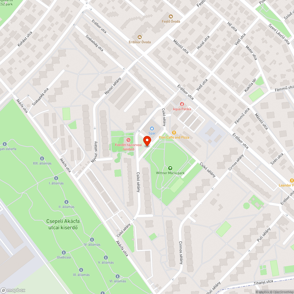 Parkolás zöldfelületen bejelentés helye