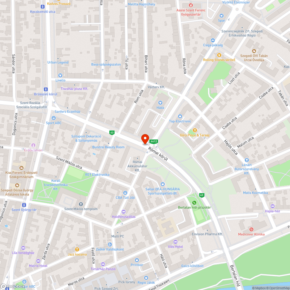 Elvékonyodott, megsüllyedt fedlap bejelentés helye