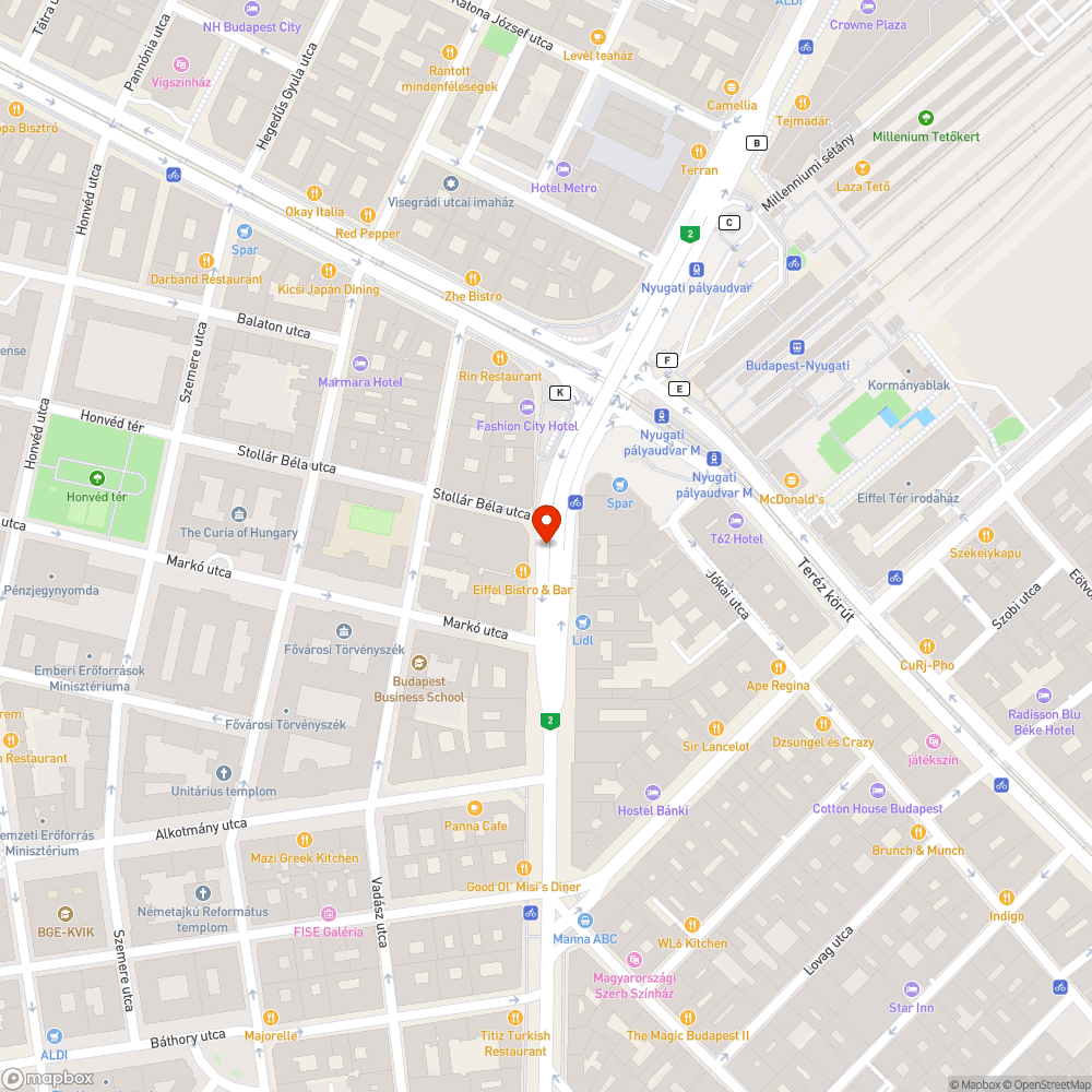 Kerékpárút vs. parkolás bejelentés helye