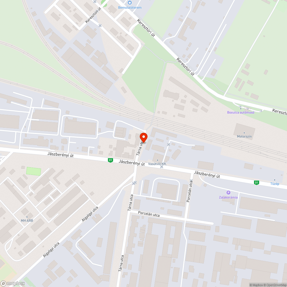 Roncs kocsi bejelentés helye