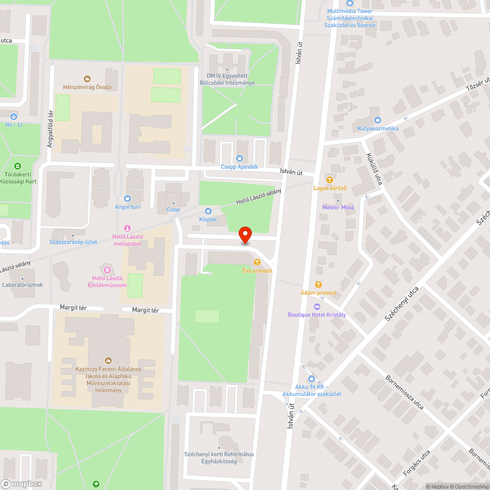 Elhagyott jármű bejelentés helye