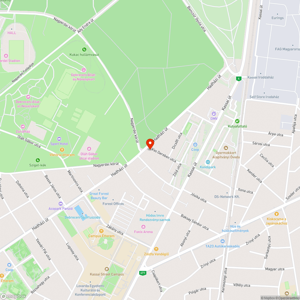 Elhagyott üzemképtelen jármű bejelentés helye