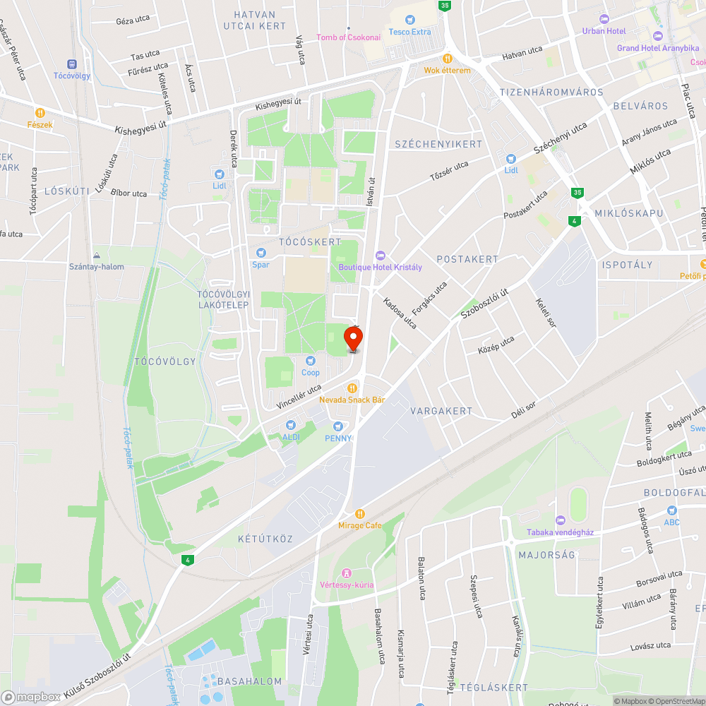 Elhagyott Opel Vectra bejelentés helye