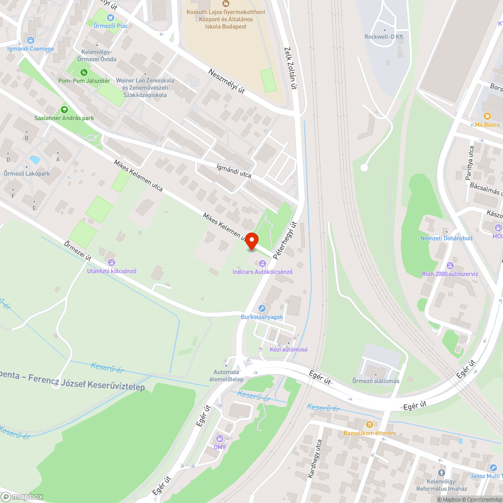 Kátyús út bejelentés helye