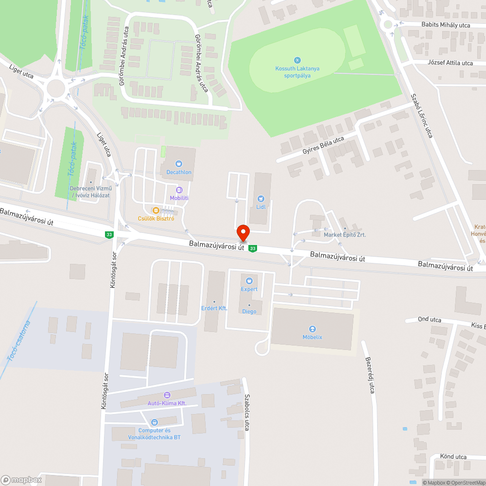 LIDL áruház - életveszélyes manőverek bejelentés helye