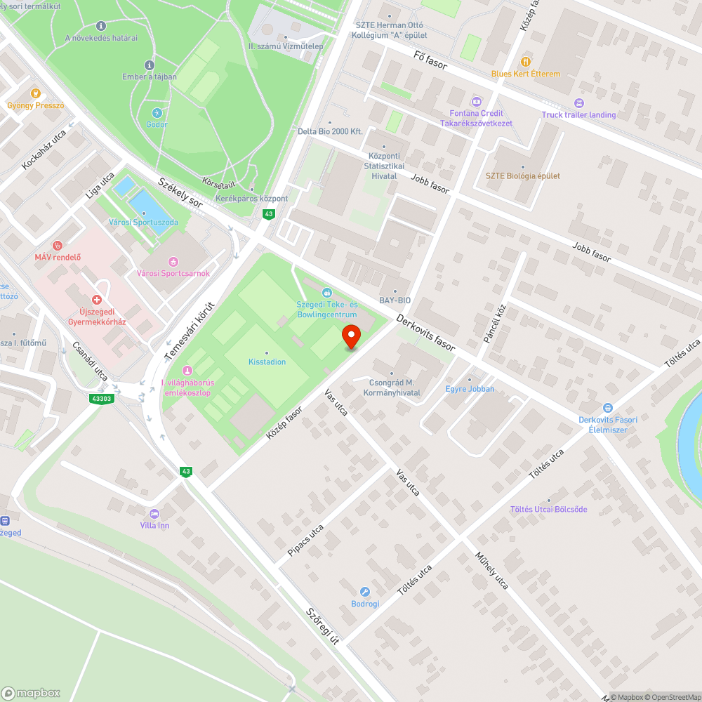 Beton darabok az utcán - Közép fasor 74. bejelentés helye