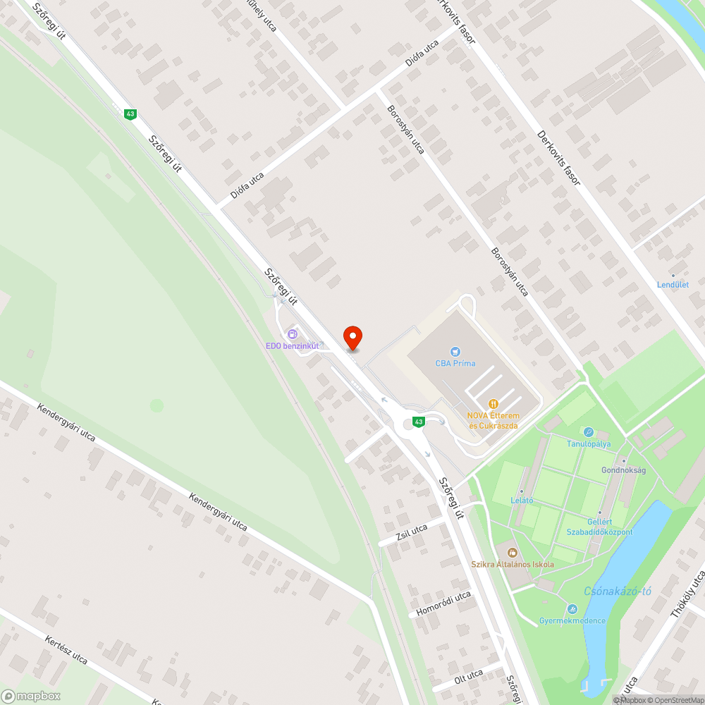 Szemét a buszmegálló mellett - (Aranyosi utca) bejelentés helye