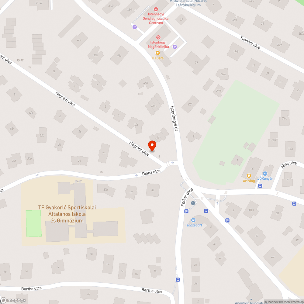 Elhagyott kisbusz bejelentés helye