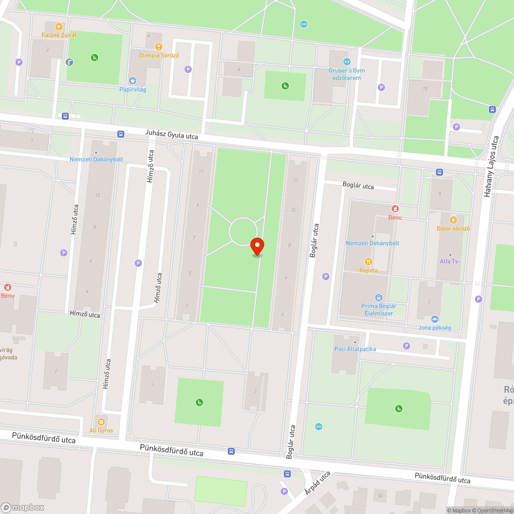 Kiégett lámpa bejelentés helye