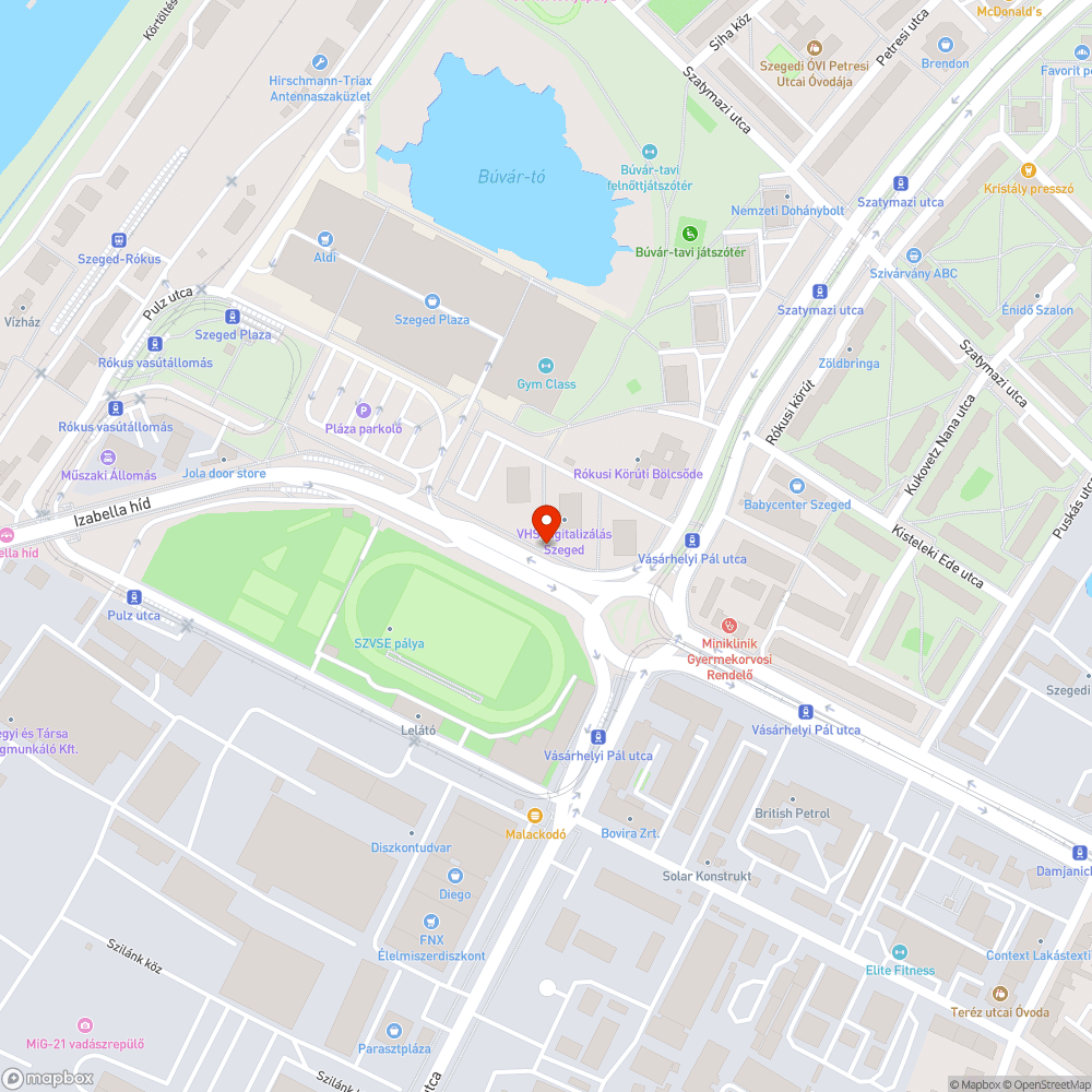 Két kivágott fa bejelentés helye