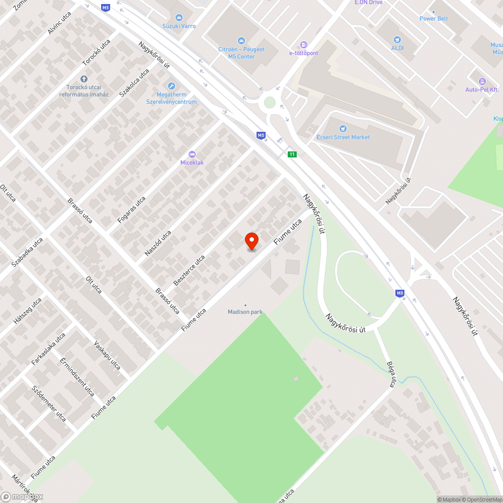 Bokor bejelentés helye