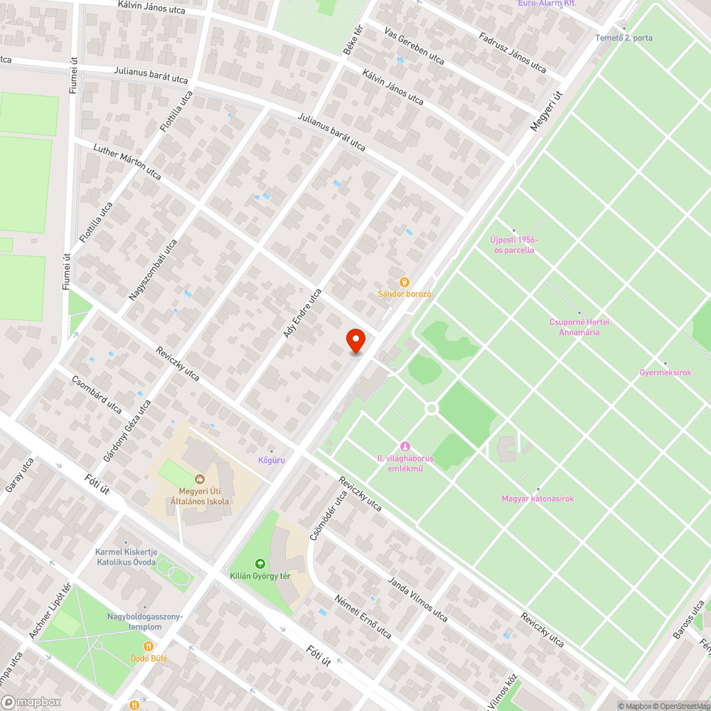 Rozsdás forgalomirányító szekrény bejelentés helye