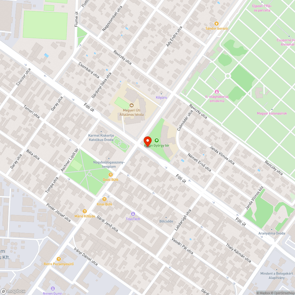 Szétkopott fedlap bejelentés helye