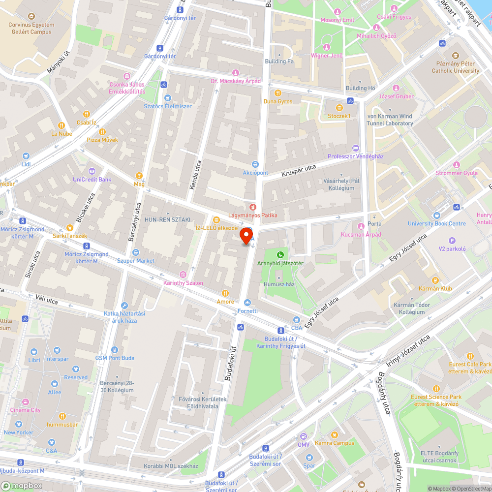 Megdőlt tábla bejelentés helye