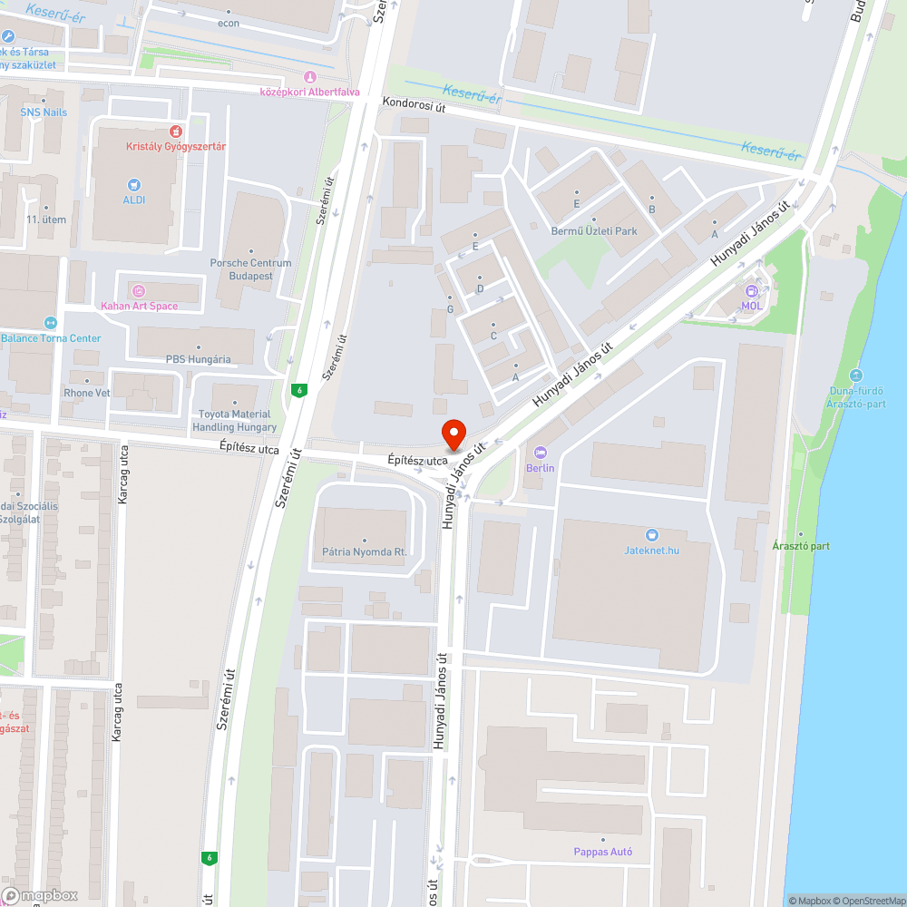 Elhanyagolt zöldterület bejelentés helye