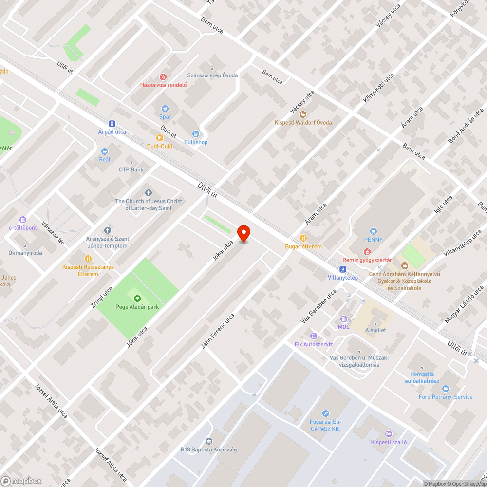 Megsüllyedt , rozsdás fedél bejelentés helye