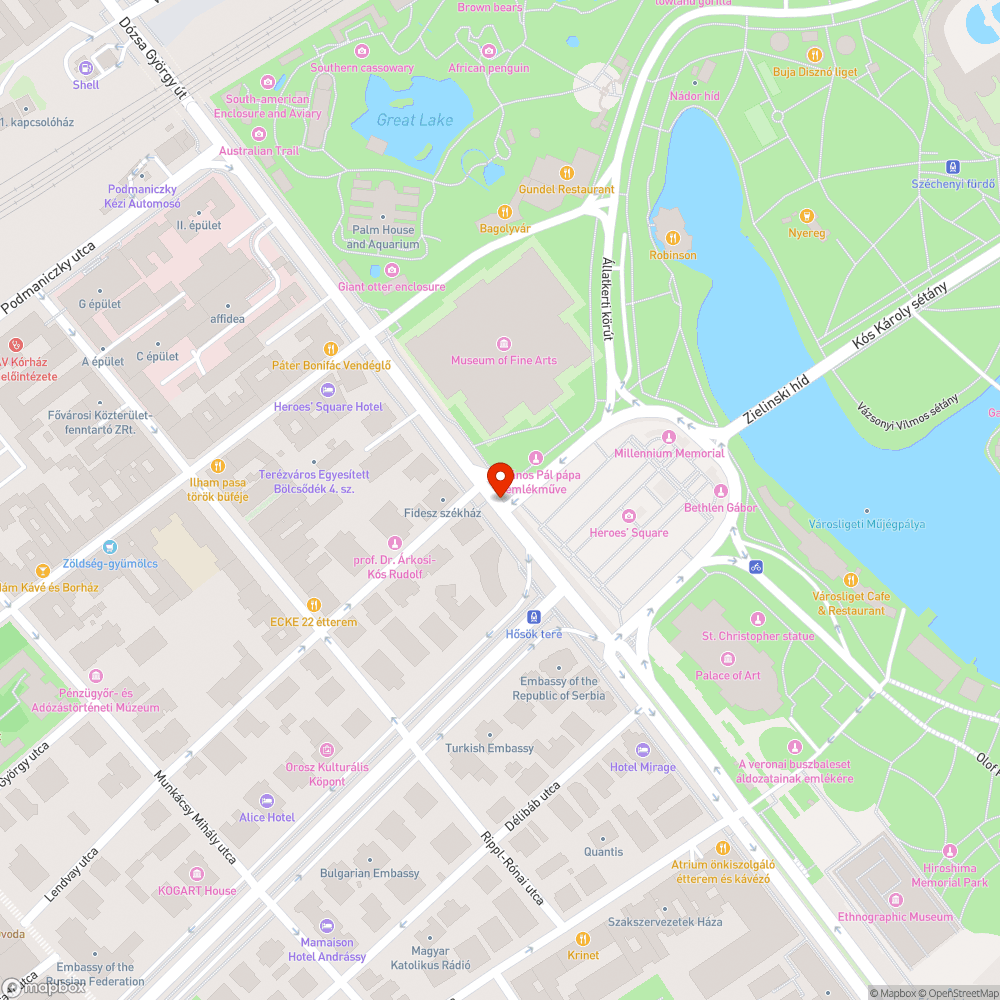 Balesetveszély bejelentés helye