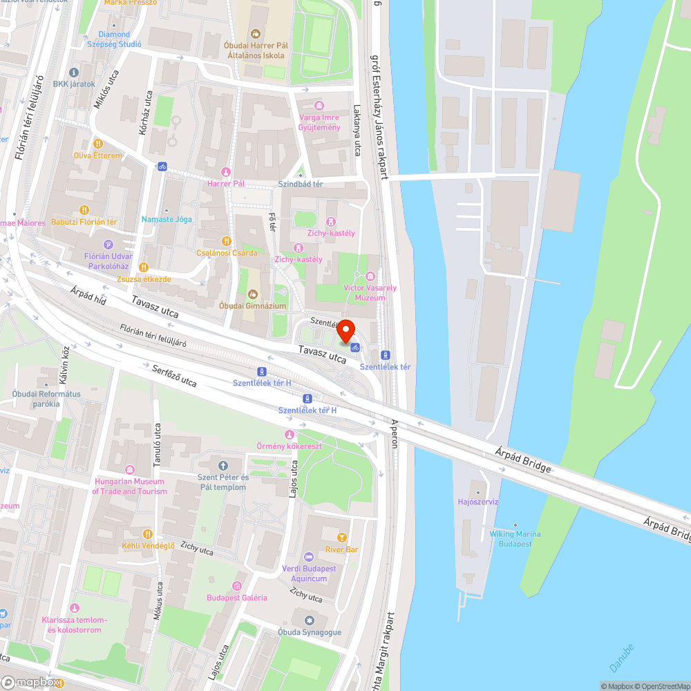 Lezuhant bejelentés helye