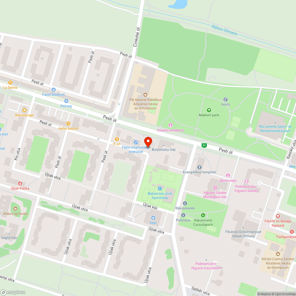 Hatalmas kupac bejelentés helye