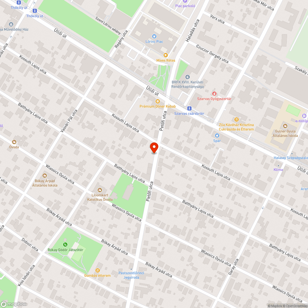 Fedél kiáll a járdából. bejelentés helye