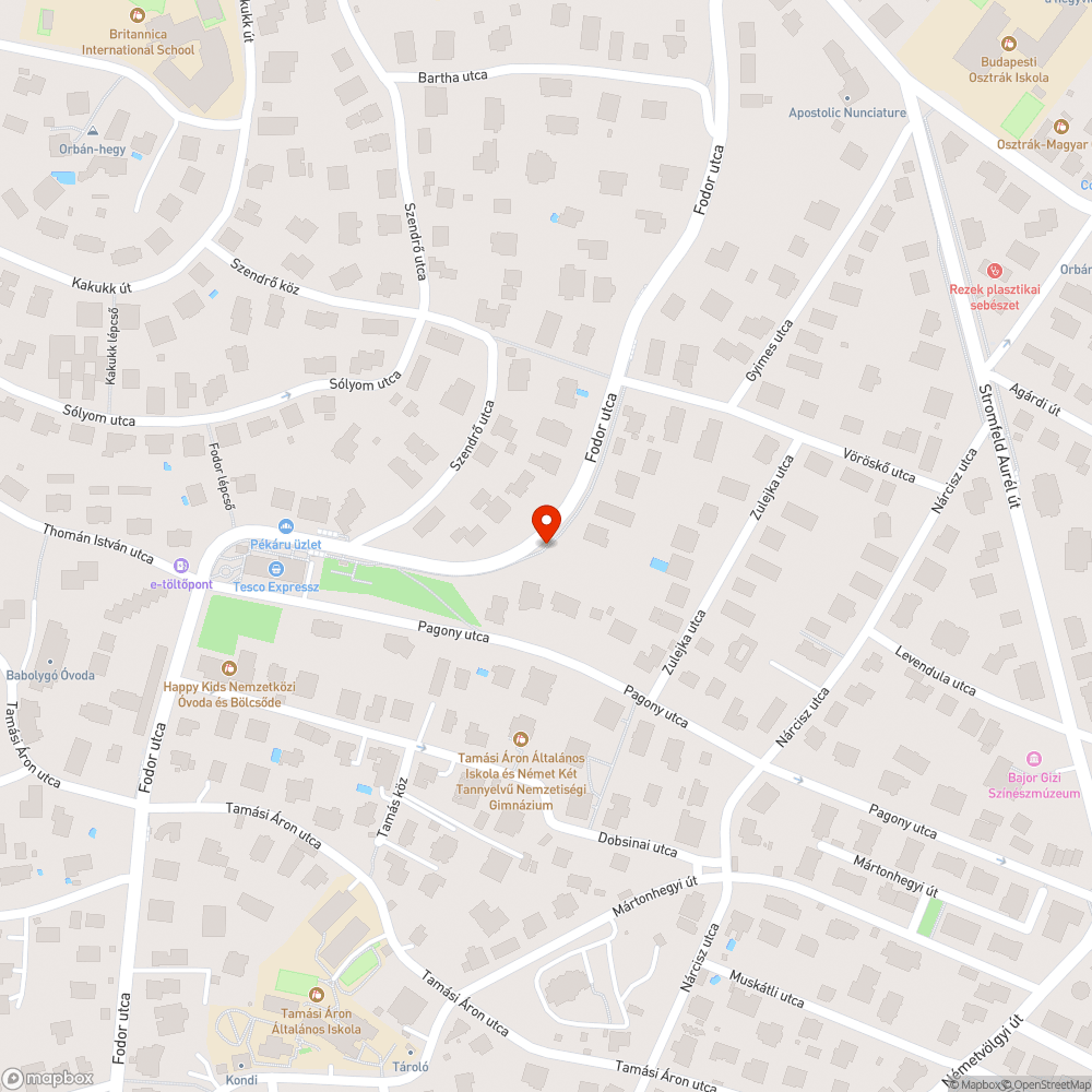 Járdára dőlő kerítés bejelentés helye