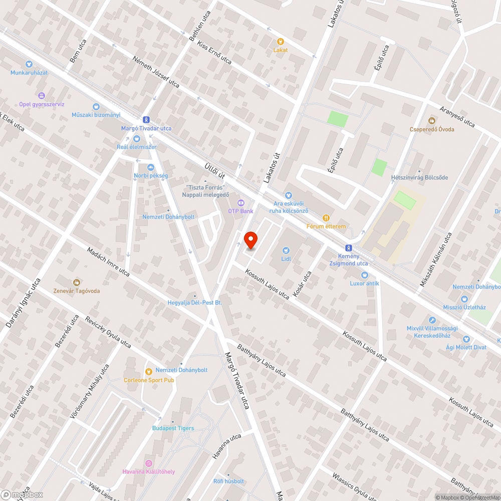 Megsüllyedt fedelek bejelentés helye