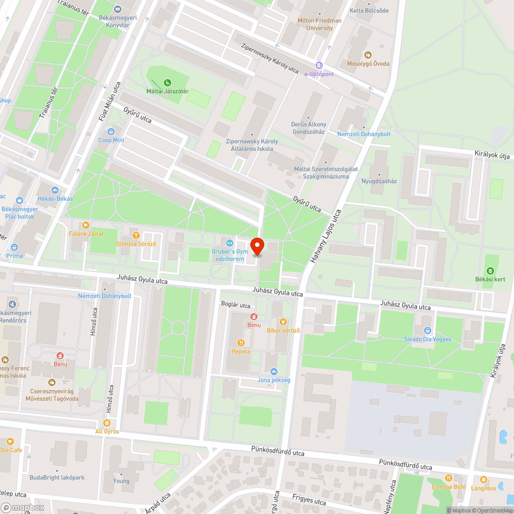 Ruhadarabok a fán bejelentés helye