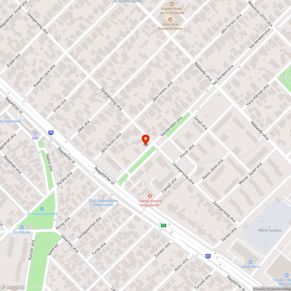 Megsüllyedt fedél bejelentés helye