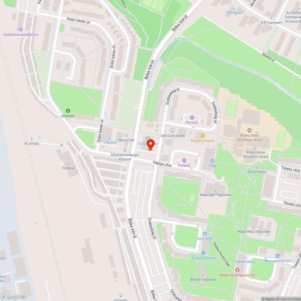 elhanyagolt, rozsdás hirdető bejelentés helye