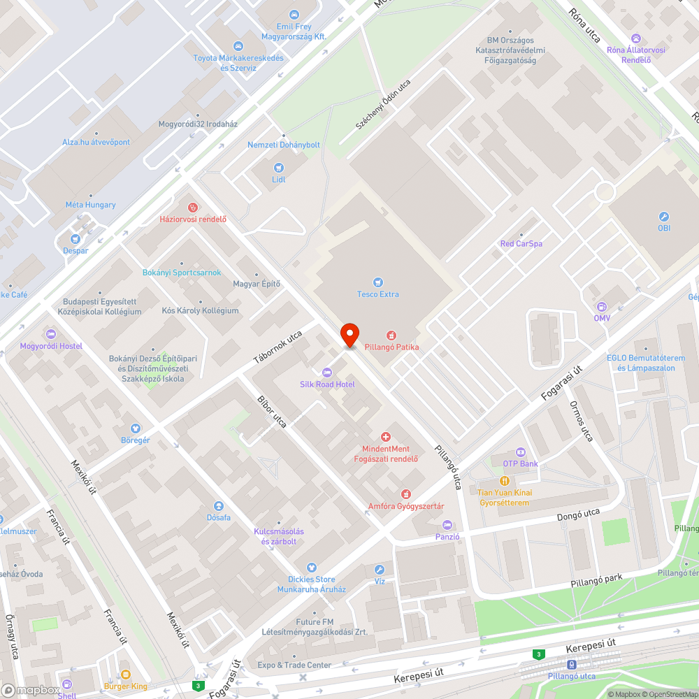 Elfordult kresztábla. bejelentés helye