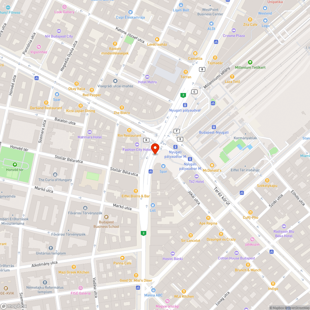 Vizelet tócsa a Nyugati felüljáró alatt bejelentés helye