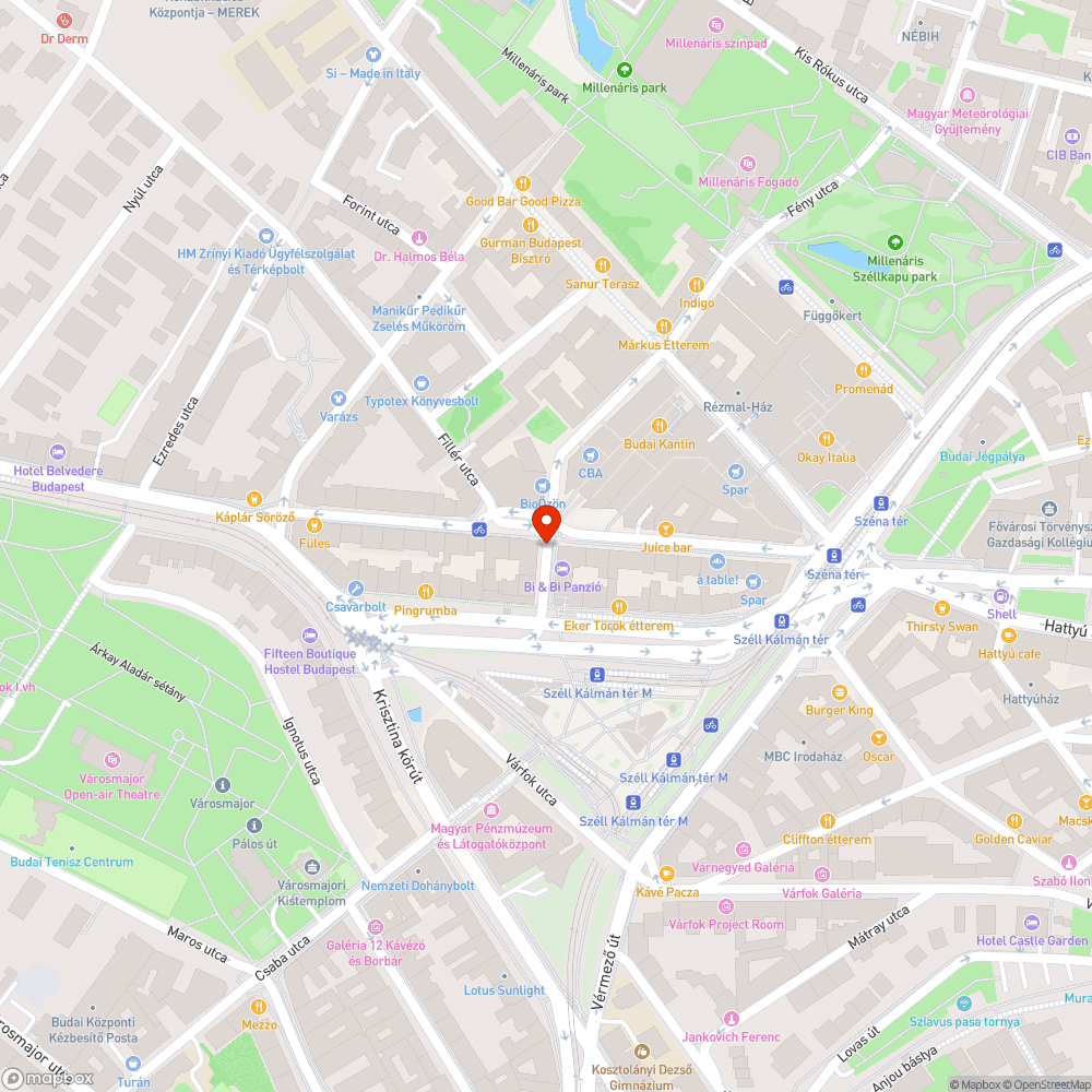 Kiégett lámpa bejelentés helye