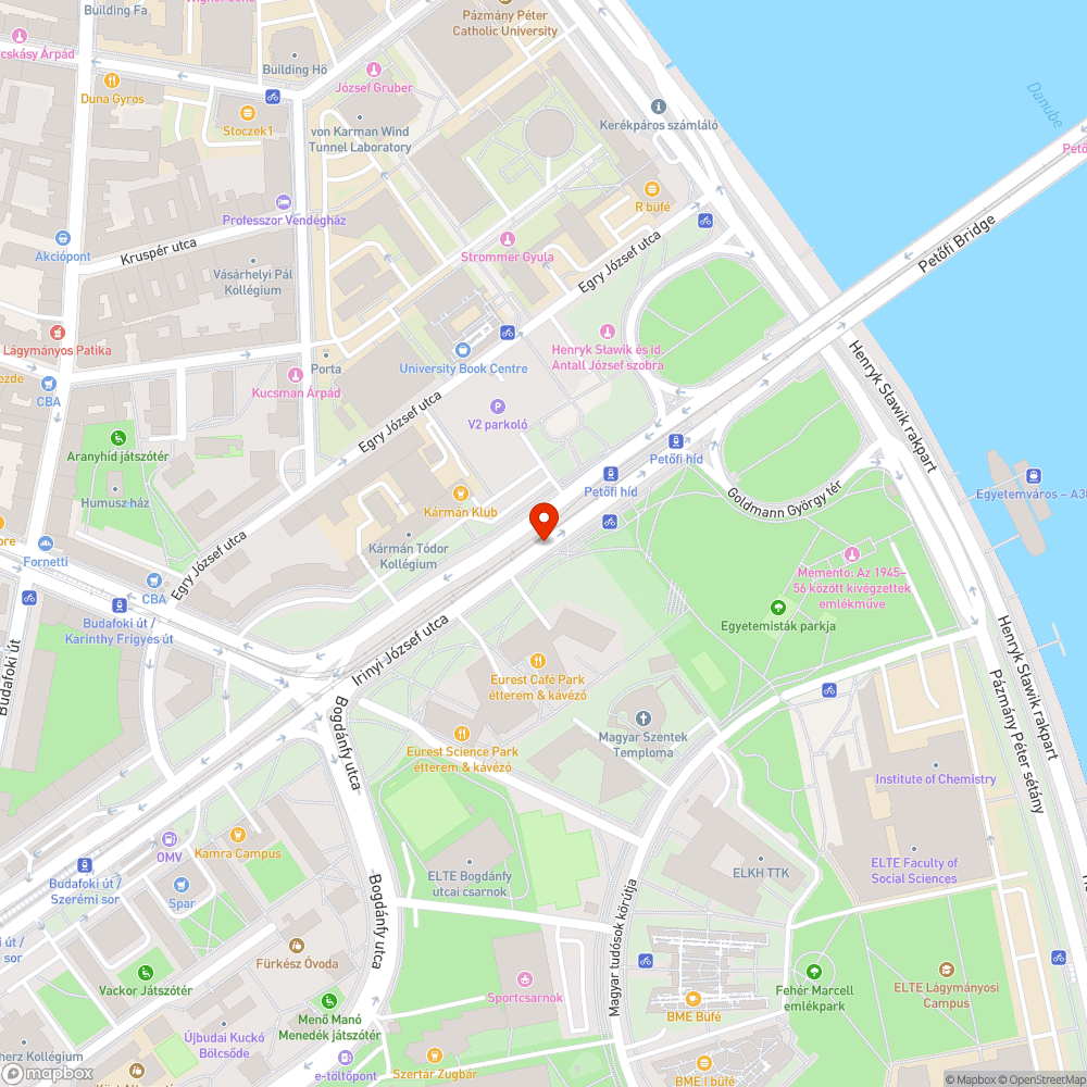 A semmiben kezdődő kerékpárút bejelentés helye