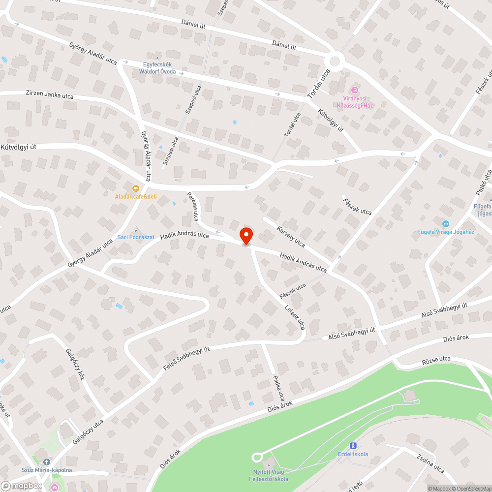 Táblák bejelentés helye