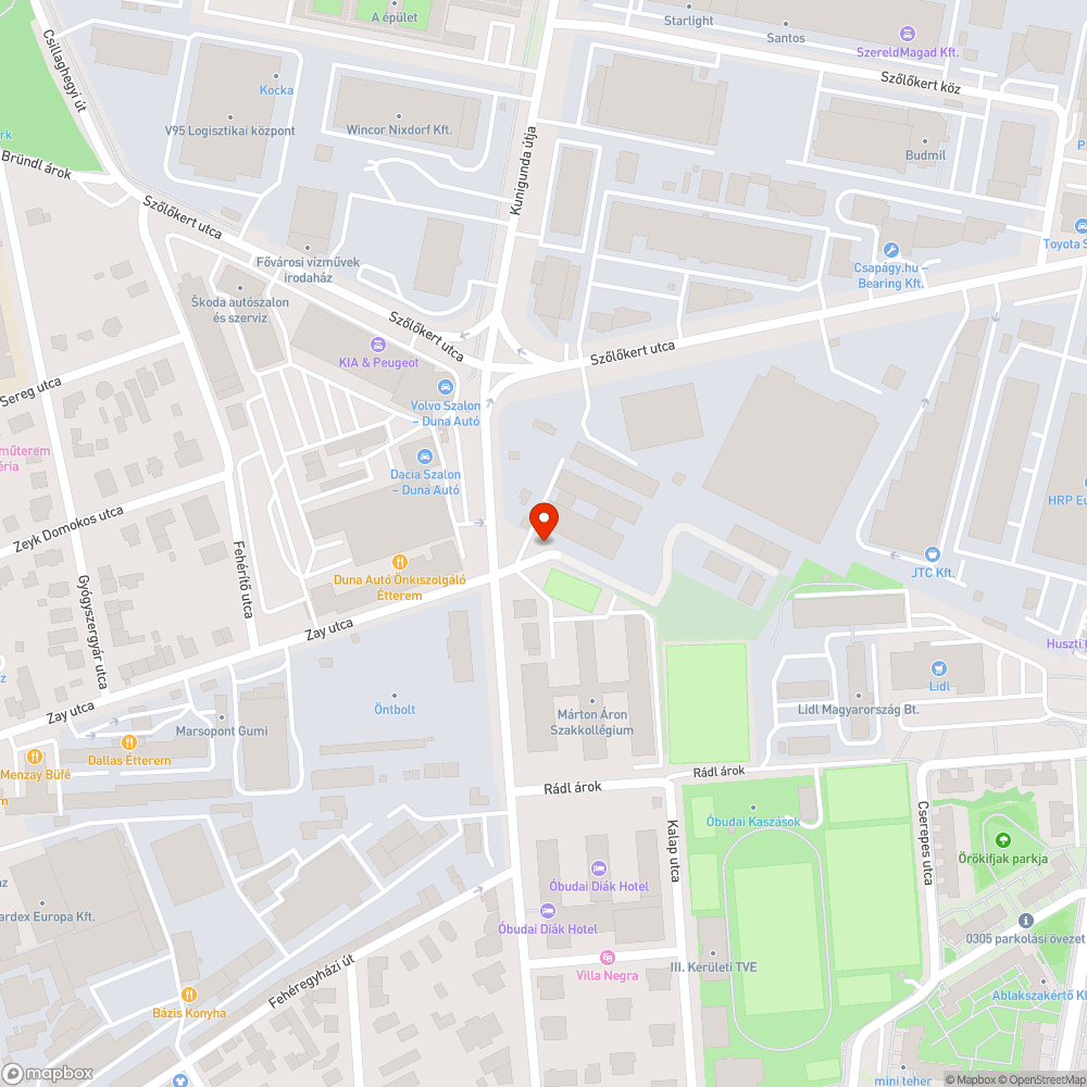 Elhagyott Kia teherautó bejelentés helye