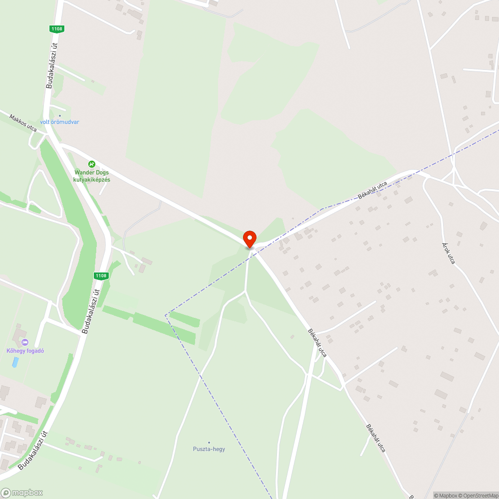 Szemétlerakat bejelentés helye