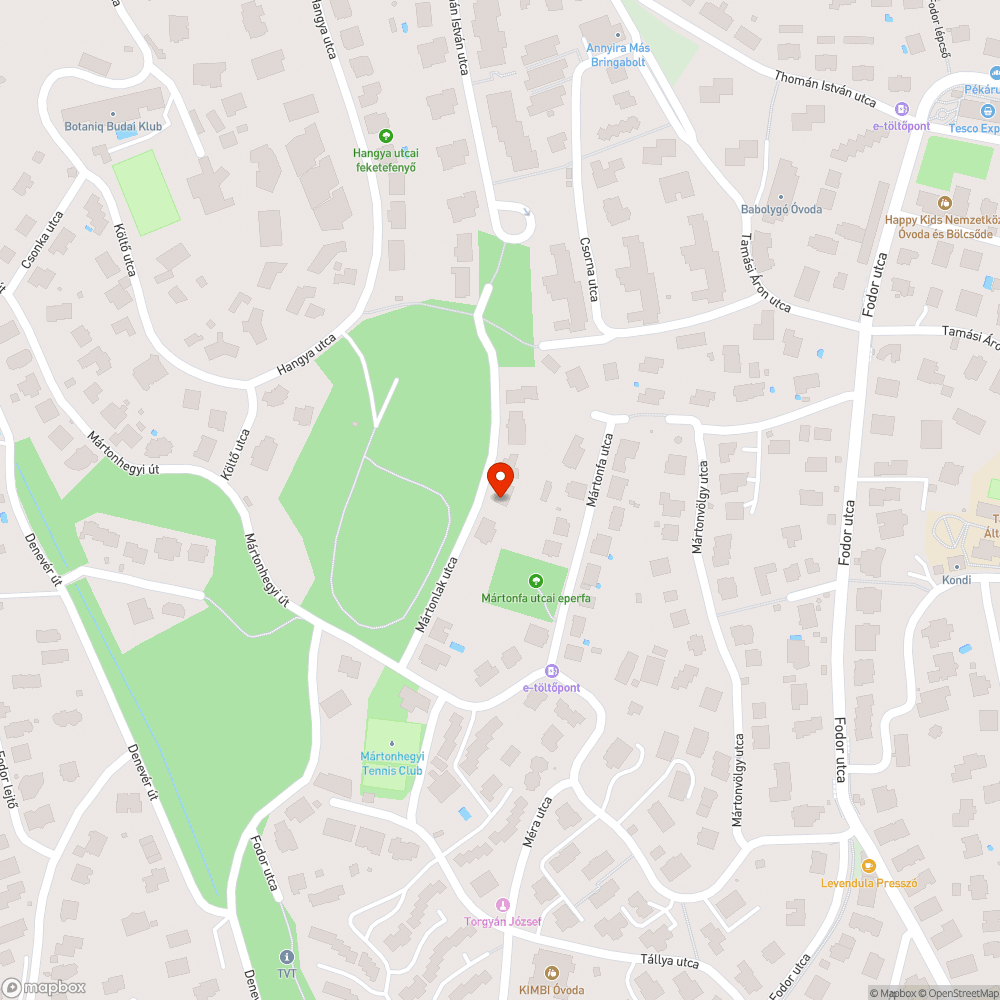 Kilógó kábelvég bejelentés helye