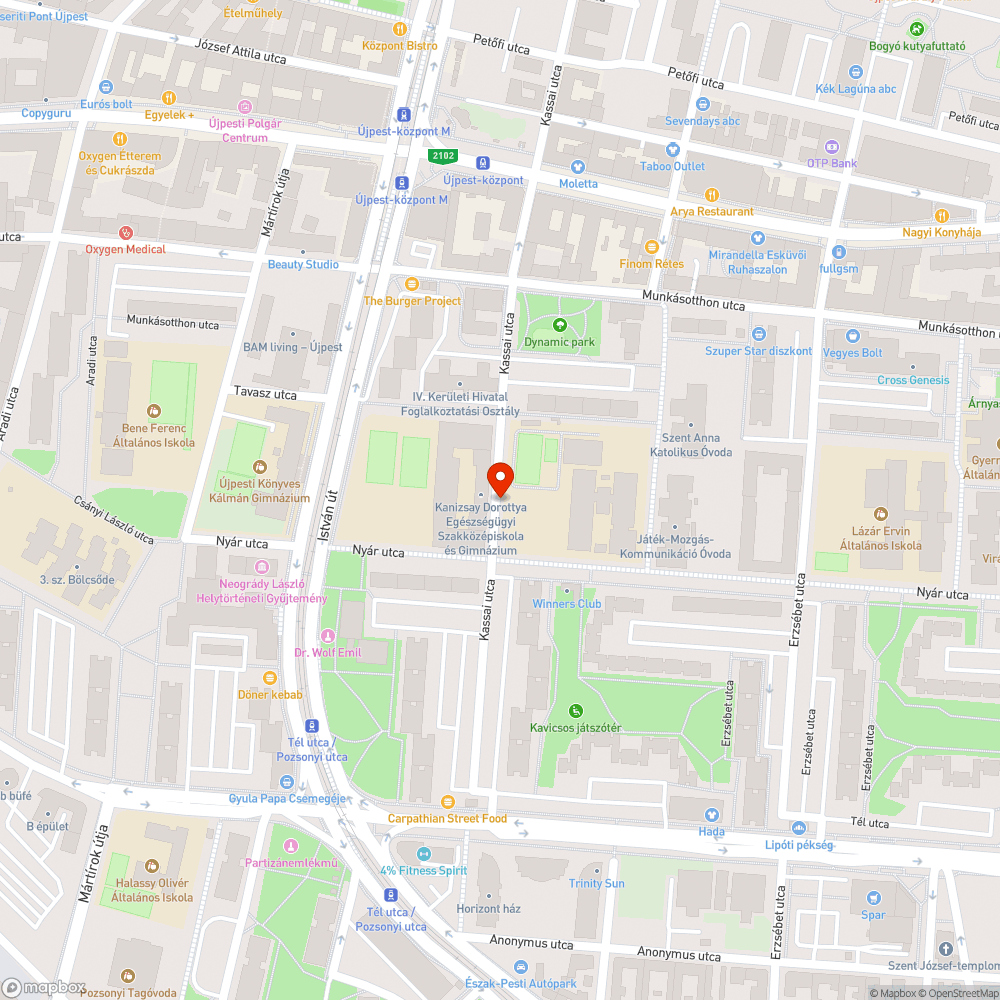 Eltömődött csatorna-lefolyó bejelentés helye