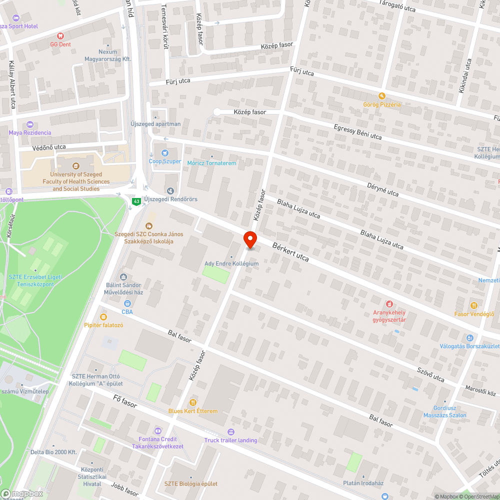 Megfakult tábla - Közép fasor 36. bejelentés helye