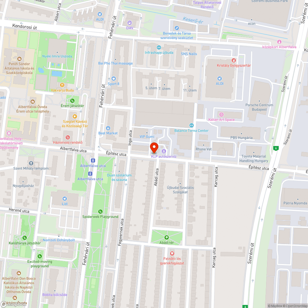 Megsüllyedt fedél bejelentés helye