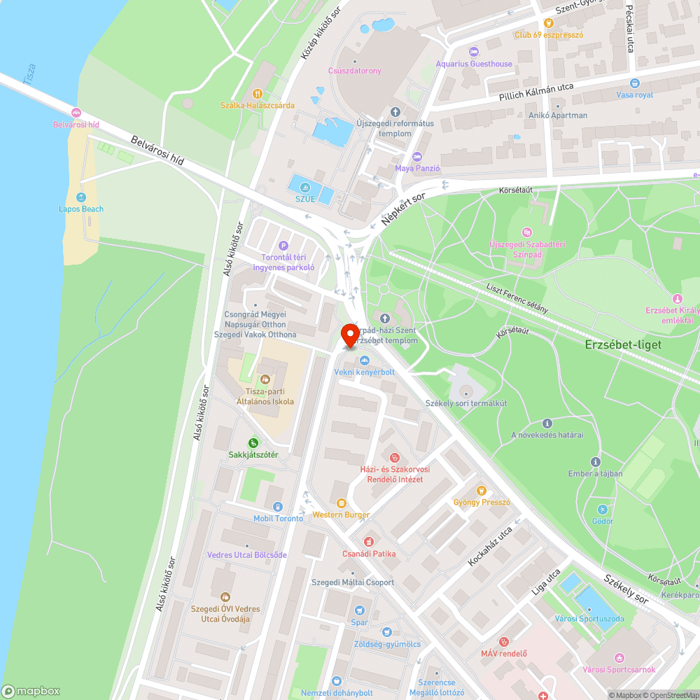 Sérült ragasztott kavicságy bejelentés helye