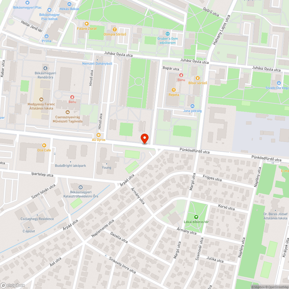 Elfrodult tábla bejelentés helye